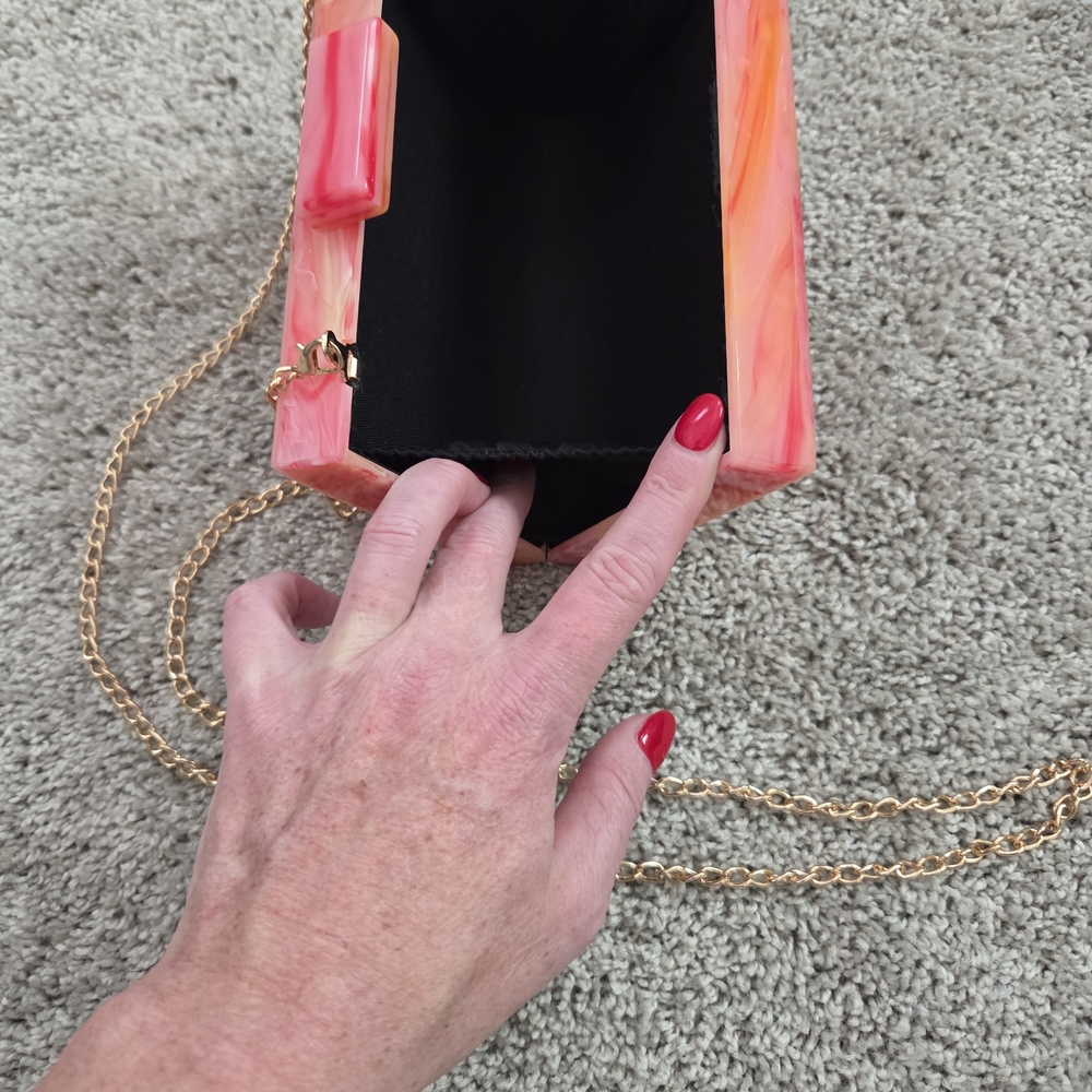 Elegant Orange Clutch - Picture 5 of 5
